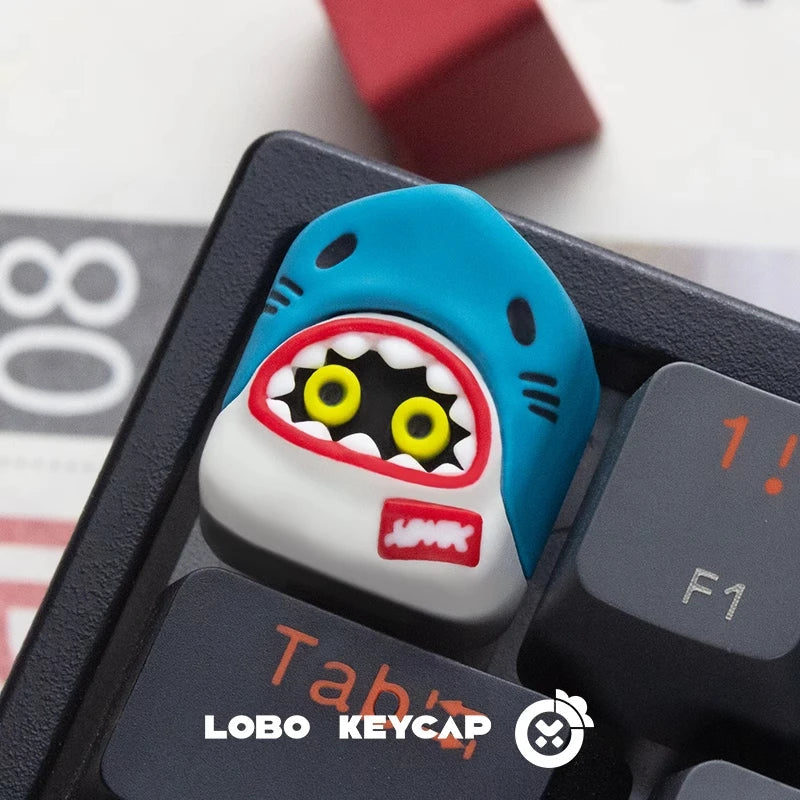 Zenless Zone Zero Anime Keycaps Creative Resin Mechanical Keyboard Keycaps Customized Keycaps Anime Game Sharkboo Key Cap Gifts