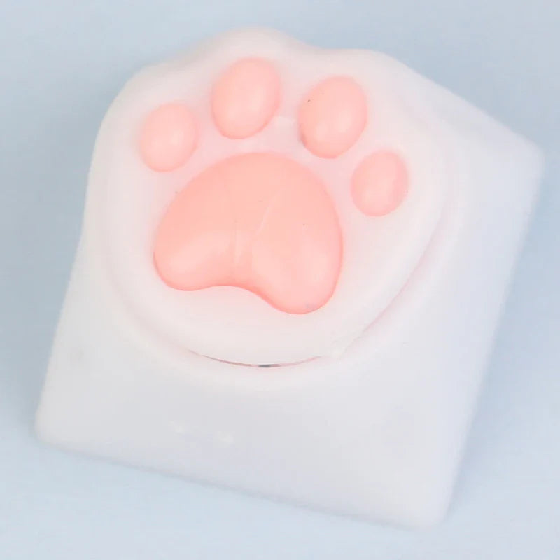 Cute Cat Paw  Keycap For Mechanical Keyboard ABS Animal Keycaps Key Cap Cherry Mx Switch Alice80 JJK84 IK75 PRO Etc