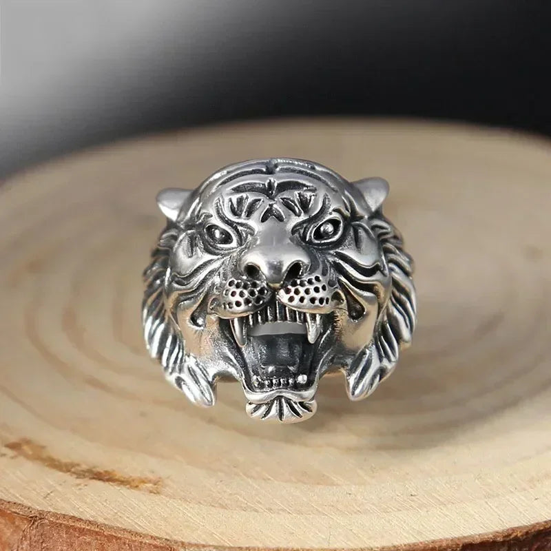Punk Trend Spider Insect Open Adjustable Ring Men Street Hip Hop Fashion Cool Jewelry Boy Gift
