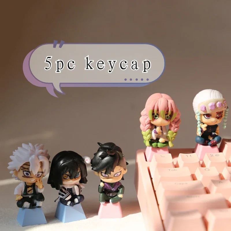 Cute Stereo Anime Keycaps For Mechanical Keyboard Caps PBT Personalized Cherry MX Artisan Custom Pink ESC Keycap