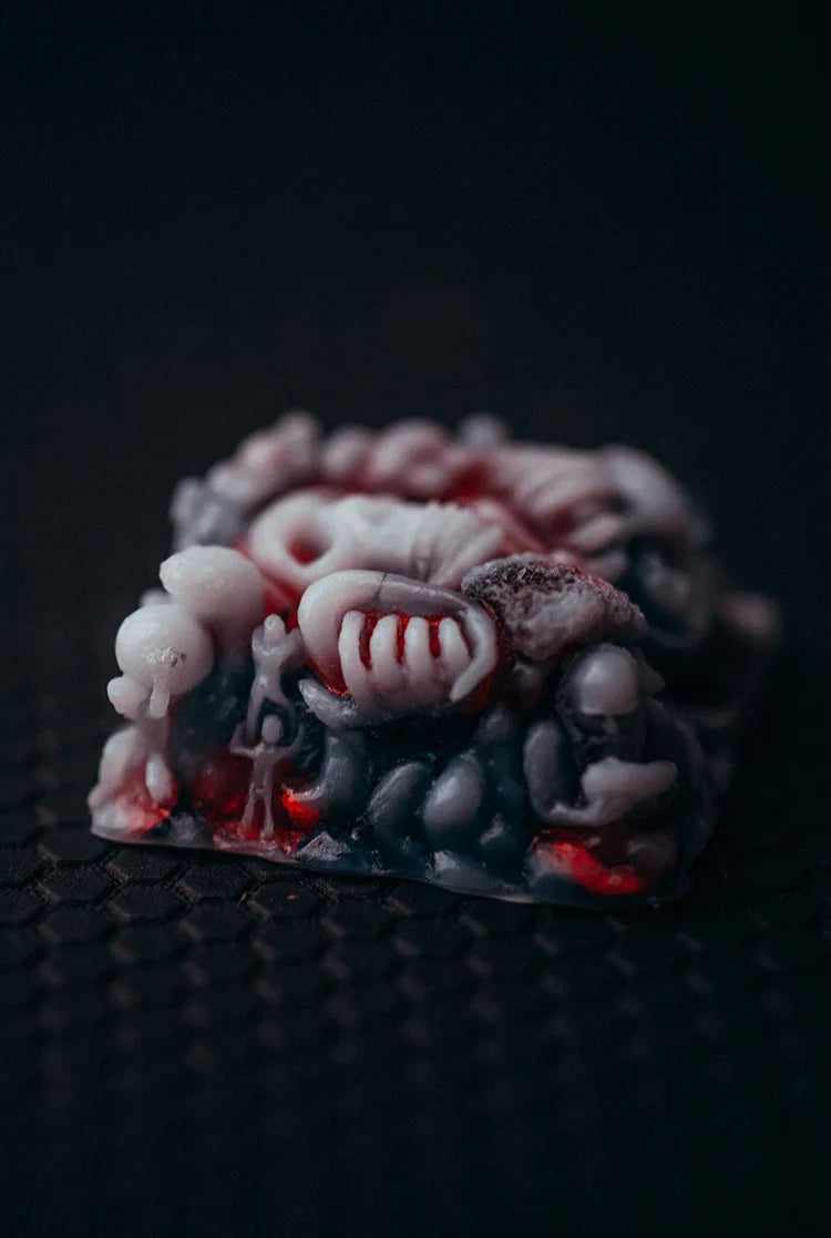 MiFuny Skull Keycaps Originality Personality DIY Resin KeyboardCap Custom Handmade KeyCap for Mechanical Keyboard Accessories