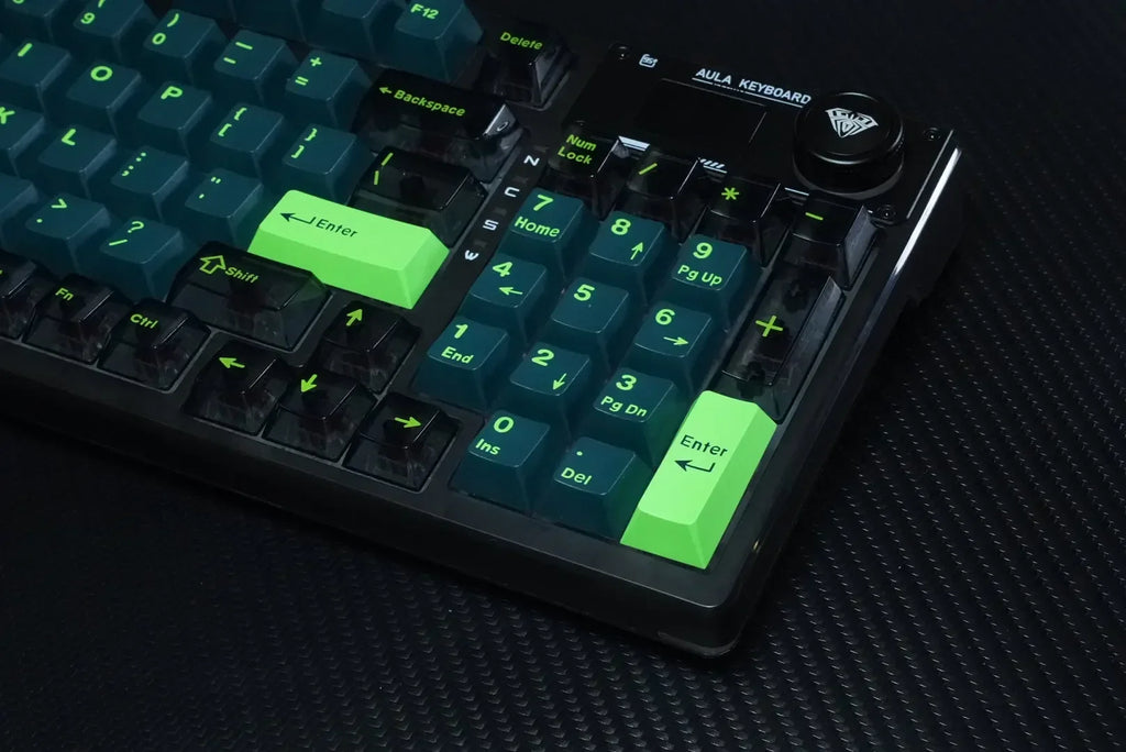 Cherry Profile 222 Keys ABS Keycaps Transparent PC Keycaps Double Shot Keycaps for Gateron MX Switches Mechanical Keyboard